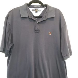 Tommy Hilfiger blue polo mercerized lux cotton